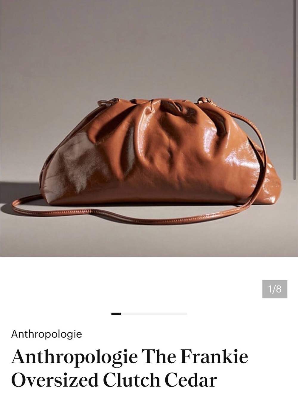 ISO Anthropologie Frankie Oversized Clutch